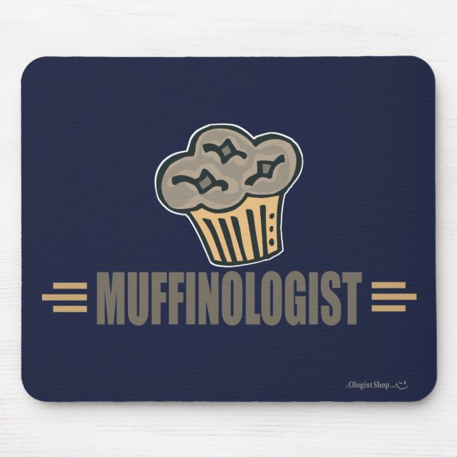 Mousepad Engraçado Muffin (Frente)