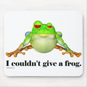 Mousepad Engraçado não podia dar um desenho de Sapo