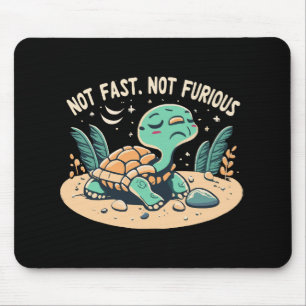 Mousepad Engraçado Não Rápido Não Furioso