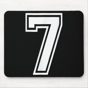 Mousepad Engraçado Número 7 67 Meme Figurino Correspondente