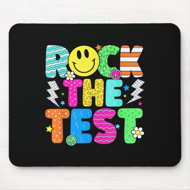 Mousepad Engraçado O Dia de Teste Professor Mo (Frente)