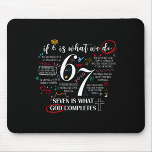 Mousepad Engraçado O Que Deus Completa 6 7 Meme Jesus Crist