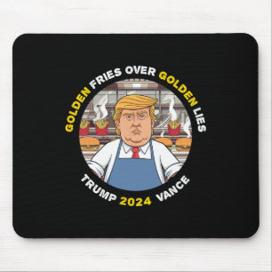 Mousepad Engraçado Ouro Frio Sobre Ouro Trump Va