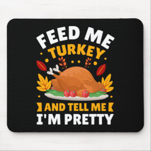 Mousepad Engraçado Outono Queda Turquia Quotas De Ação De G