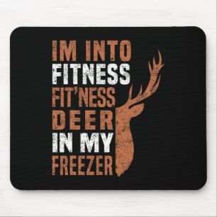 Mousepad Engraçado Pai Hunter Estou na Malhação Deer Freeze