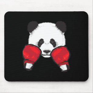Mousepad Engraçado Panda Boxando Luvas de Amante de os anim