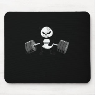 Mousepad Engraçado Panda Trabalhando Kitten Gym Poder de D