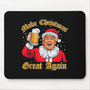 Mousepad Engraçado Papais noeis da Cerveja de Beer Trump no