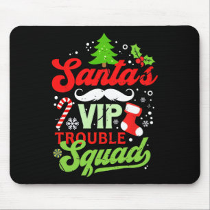 Mousepad Engraçado Papais noeis de Natal Problemas com o Es