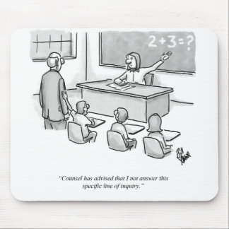 Mousepad Engraçado Percenters Sala de Aula Advogado Humor d