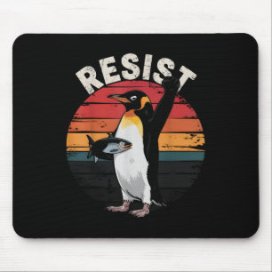 Mousepad Engraçado Pinguim Resiste Protesto Contra Humor Ta