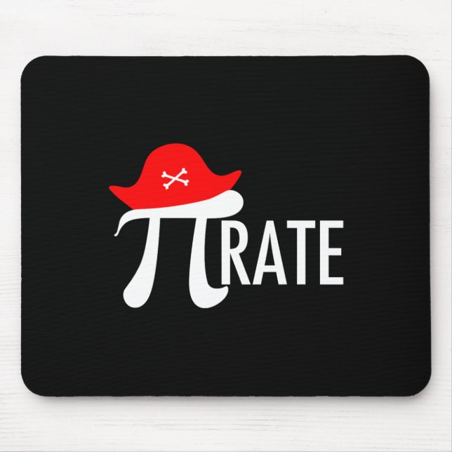 Mousepad Engraçado Pirate Math Pun - Símbolo de Humor Tee d (Frente)