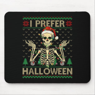 Mousepad Engraçado, Prefiro o esqueleto das bruxas do Hallo