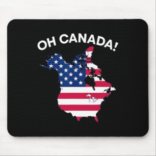 Mousepad Engraçado Presidente Trump Dizendo Oh Canadá Estad