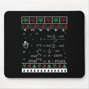 Mousepad Engraçado Professor De Matemática Feliz Natal Xmas