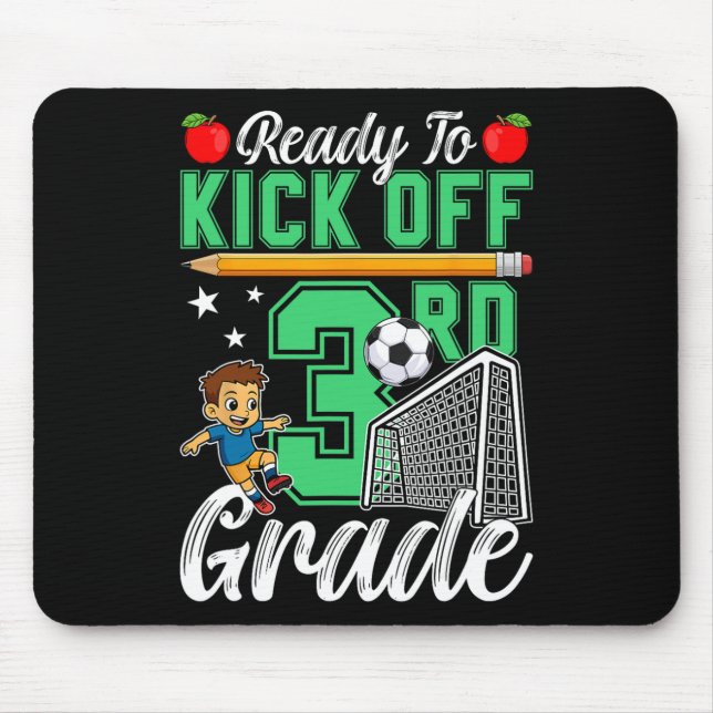 Mousepad Engraçado Pronto Para Chutar 3ª Série Futebol Ck P (Frente)