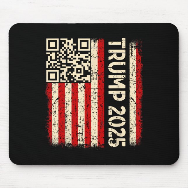 Mousepad Engraçado Qr Donald Trump Dancing 4745 Code Video (Frente)