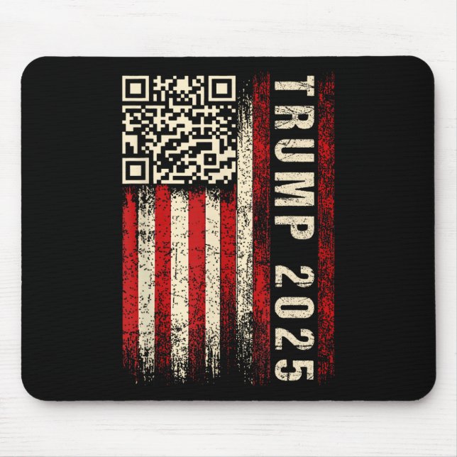 Mousepad Engraçado Qr Donald Trump Dancing 4745 Code Video (Frente)