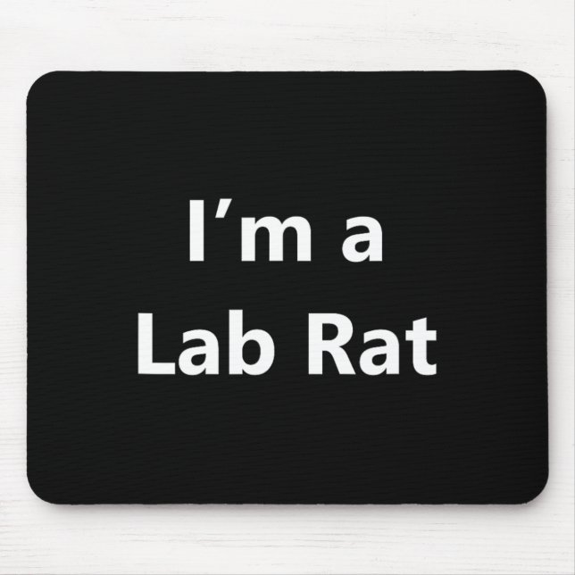 Mousepad Engraçado Rat Halloween Figurume Minuto de Fenda L (Frente)