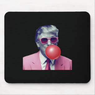 Mousepad Engraçado Rosa Donald Trump Bble Gum Yum Tee