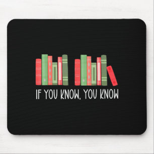Mousepad Engraçado Se Você Sabe Você Sabe 6 7 Lendo Livros