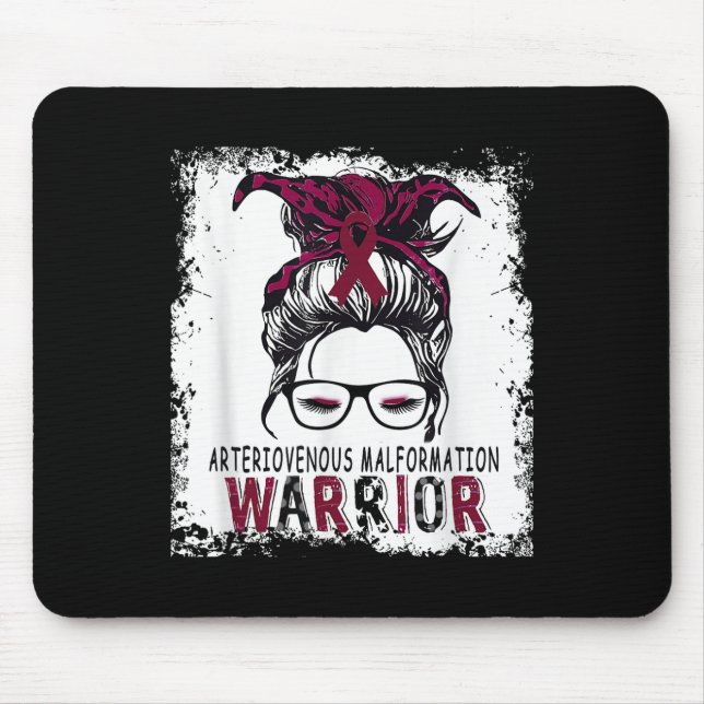 Mousepad Engraçado Sensibilização para Malformações Arterio (Frente)