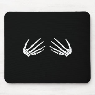 Mousepad Engraçado Skeleton Halloween 2019 Senhoras T