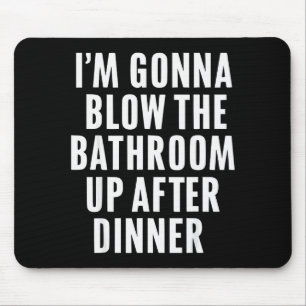 Mousepad Engraçado Soprar O Banheiro Humor Adulto Inapropri
