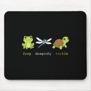 Mousepad Engraçado Sutil Sapo Político Dragonfly Turtle Res