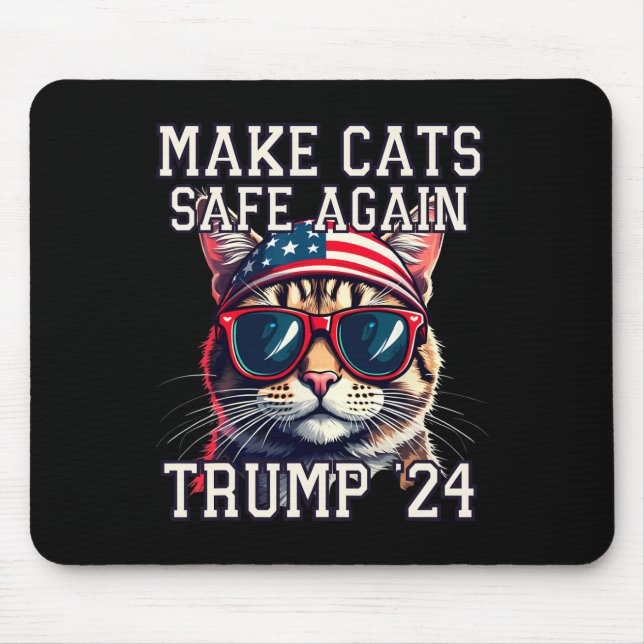 Mousepad Engraçado Trump 24 Presidente Debate Meme Torna Os (Frente)