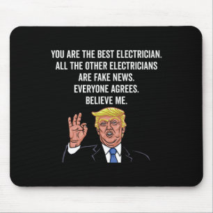 Mousepad Engraçado Trump Eletrico Lineman