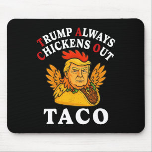 Mousepad Engraçado Trump Taco Trump Sempre Desiste _13