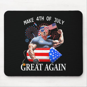 Mousepad Engraçado Trump Torna Excelente 4 De Julho Novamen