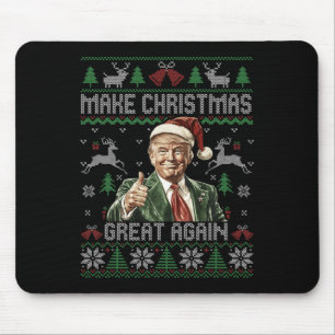 Mousepad Engraçado Trump Torne Excelente De Natal Novamente