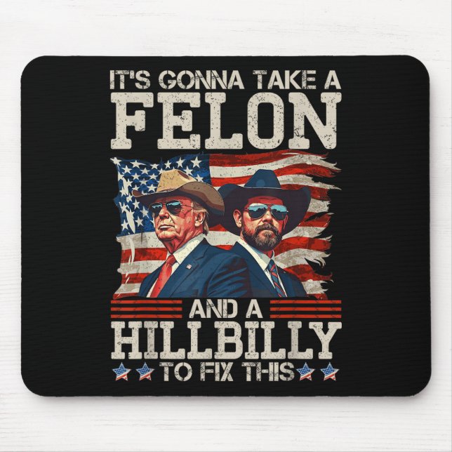 Mousepad Engraçado, Vai Pegar Um Caipira E Um (Frente)