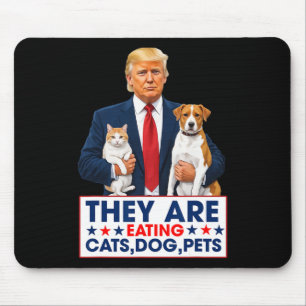 Mousepad Engraçados Estão Comendo Os Cães Os Gatos Os Anima