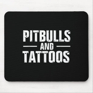 Mousepad Engraçados Pitbulls E Tattoos Trendy Cães Cachorro