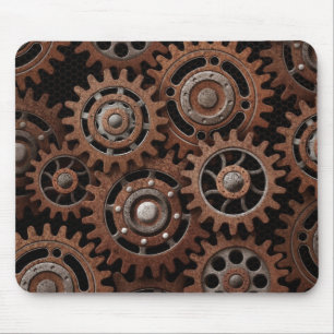 Mousepad Engrenagens de Steampunk