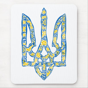 Mousepad Énica nacional ucraniana emblem trident trizub