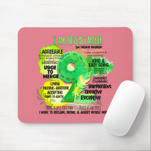 Mousepad Enneagram Tipo 9 - Sou O Criador Da Paz