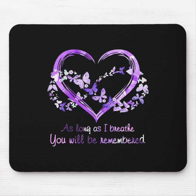 Mousepad Enquanto Eu Respirar, Você Será Lembrada De Mantei (Frente)