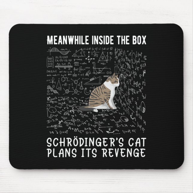 Mousepad Enquanto Isso, Dentro da caixa Schrödingers Cat Pl (Frente)
