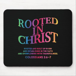 Mousepad Enraizado Em Cristo É O Rei Cristão Jesus Toddler
