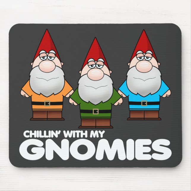 Mousepad Enrolando Com Meus Gnomos (Frente)