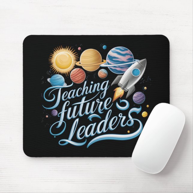 Mousepad Ensinando Futuros Líderes Professor do Planeta Esp (Com mouse)