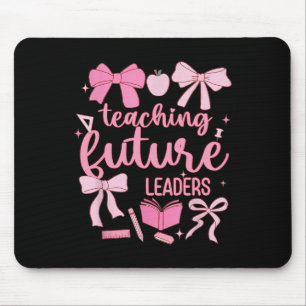 Mousepad Ensinando Futuros Líderes Rosa Coquete Professora