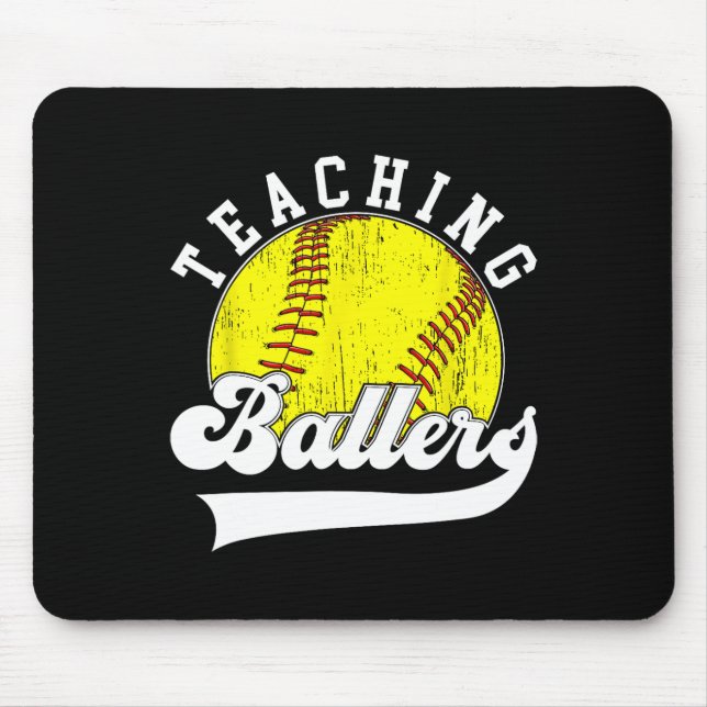 Mousepad Ensinando Llers Softll Treinador Softll Coaching  (Frente)