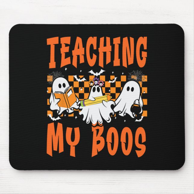 Mousepad Ensinando Meu Professor Bons Professora Ghost Groo (Frente)