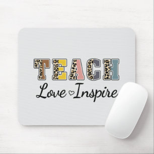 Mousepad Ensinar, Amar, Inspirar