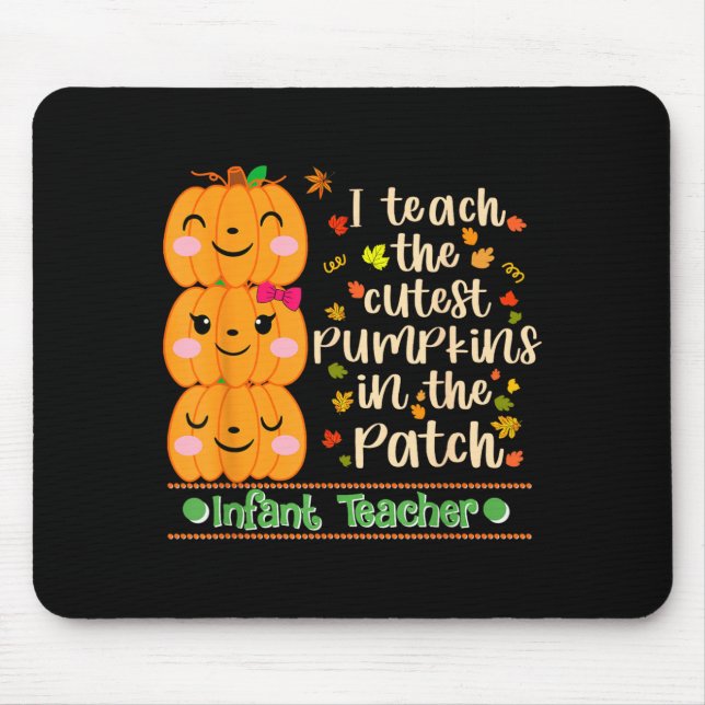 Mousepad Ensine as Abóboras Mais Fofas do Remendo Infantil (Frente)